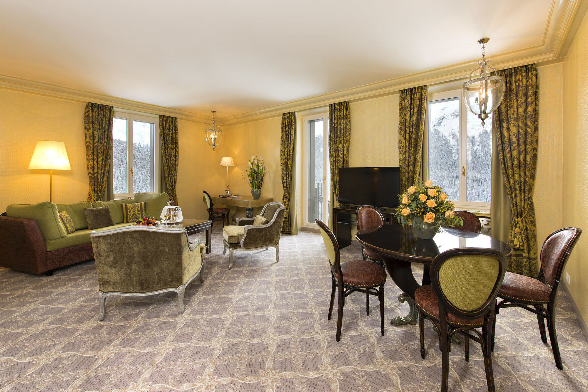 Carlton Hotel St. Moritz Exterior foto